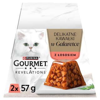 PURINA NESTLE PURINA GOURMET REVELATIONS Łosoś w galaretce 2X57g