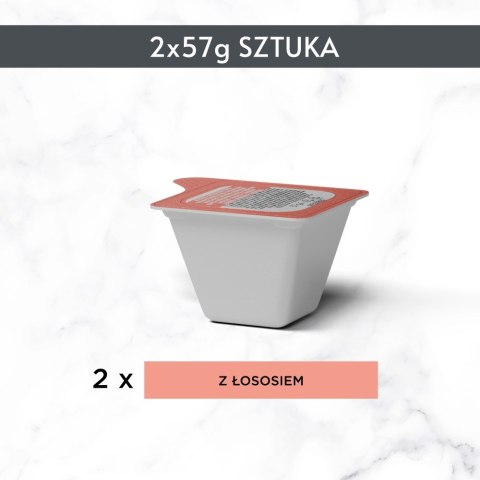 PURINA NESTLE PURINA GOURMET REVELATIONS Łosoś w galaretce 2X57g PURINA NESTLE PURINA GOURMET REVELATIONS Łosoś w galaretce 2X57g