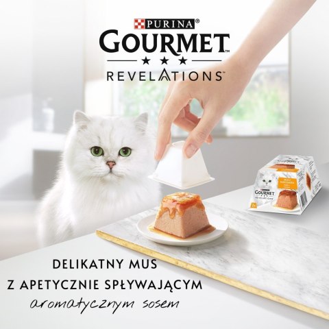 PURINA NESTLE PURINA Gourmet Revelations Kurczak - mokra karma dla kota - 2x57 g