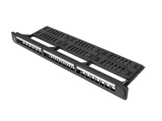 Lanberg Patch panel Lanberg PPKS-1124-B (1U; 19")