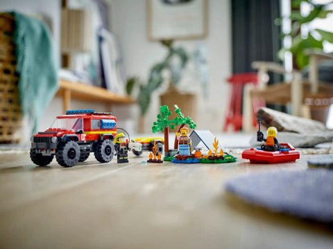 Lego LEGO City 60412 Terenowy wóz strażacki z łodzią ratunkową Lego LEGO City 60412 Terenowy wóz strażacki z łodzią ratunkową