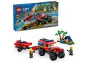Lego LEGO City 60412 Terenowy wóz strażacki z łodzią ratunkową