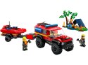 Lego LEGO City 60412 Terenowy wóz strażacki z łodzią ratunkową