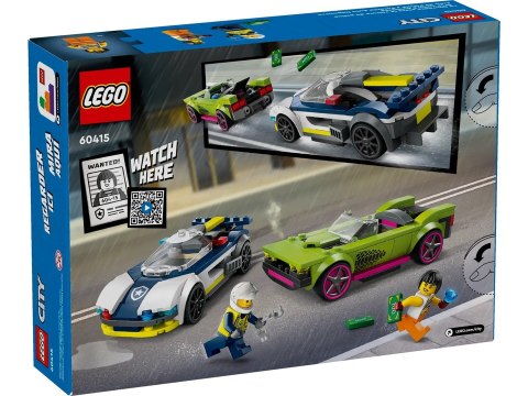 Lego LEGO City 60415 Pościg radiowozu za muscle carem Lego LEGO City 60415 Pościg radiowozu za muscle carem