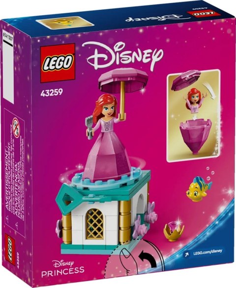 Lego LEGO DISNEY PRINCESS 43259 Wirująca Arielka Lego LEGO DISNEY PRINCESS 43259 Wirująca Arielka