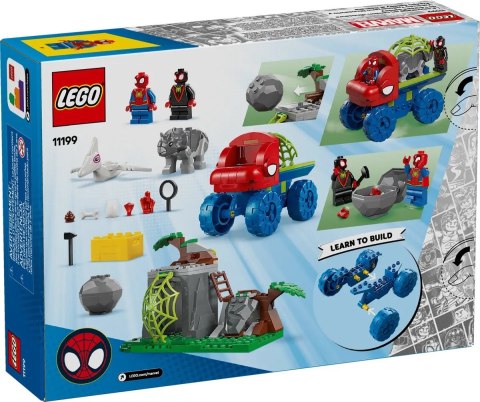 Lego LEGO MARVEL SUPER HEROES 11199 Misja ratunkowa zespołu Spidey'ego w dinoterenówce Lego LEGO MARVEL SUPER HEROES 11199 Misja ratunkowa zespołu Spidey'ego w dinoterenówce