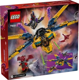 Lego LEGO NINJAGO 71833 Ras i burzowy superodrzutowiec Arina