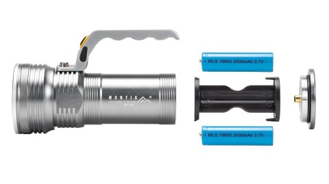 MONTIS MONTIS ALUMINIOWA RĘCZNA LATARKA AKUMULATOROWA LED MT154 MONTIS MONTIS ALUMINIOWA RĘCZNA LATARKA AKUMULATOROWA LED MT154