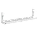 Maclean MACLEAN ORGANIZER PODBIURKOWY NA KABLE, MAX. OBCIĄŻENIE 5KG, MAX. 728MM, BIAŁY MC-103 W
