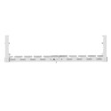 Maclean MACLEAN ORGANIZER PODBIURKOWY NA KABLE, MAX. OBCIĄŻENIE 5KG, MAX. 728MM, BIAŁY MC-103 W