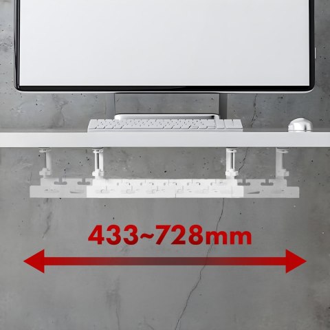 Maclean MACLEAN ORGANIZER PODBIURKOWY NA KABLE, MAX. OBCIĄŻENIE 5KG, MAX. 728MM, BIAŁY MC-103 W Maclean MACLEAN ORGANIZER PODBIURKOWY NA KABLE, MAX. OBCIĄŻENIE 5KG, MAX. 728MM, BIAŁY MC-103 W