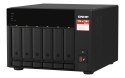 QNAP Qnap TS-673A-8G, Tower, 6 x 2.5"/3.5" SATA, AMD Ryzen V1500B 4C/8T, 8GB DDR4 (Max. 64GB), 2 x 2.5GbE, optional 10GbE, Single PSU