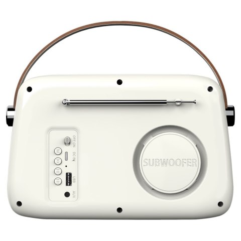 SAVIO SAVIO RADIO PRZENOŚNE BIAŁE RS-02 SAVIO SAVIO RADIO PRZENOŚNE BIAŁE RS-02