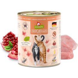 Fox4Pets GranataPet DeliCatessen cielęcina i królik karma mokra dla kota 800g