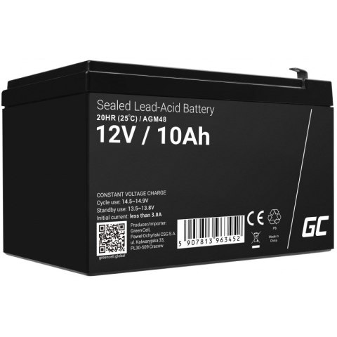 Green Cell GREEN CELL AKUMULATOR ŻELOWY AGM48 12V 10AH