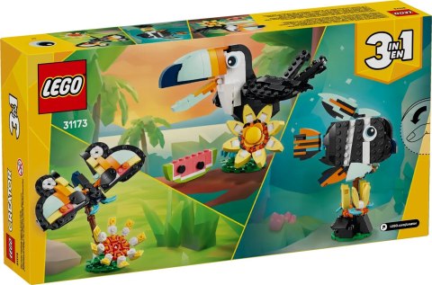Lego LEGO Creator 3w1 31173 Dzikie zwierzęta: Tropikalny tukan Lego LEGO Creator 3w1 31173 Dzikie zwierzęta: Tropikalny tukan
