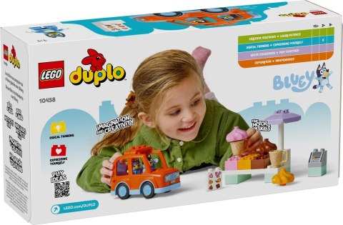 Lego LEGO DUPLO Bluey 10458 Wyprawa po lody z Blue Lego LEGO DUPLO Bluey 10458 Wyprawa po lody z Blue