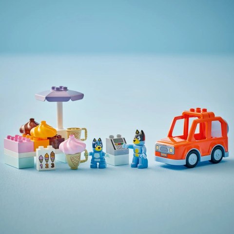 Lego LEGO DUPLO Bluey 10458 Wyprawa po lody z Blue Lego LEGO DUPLO Bluey 10458 Wyprawa po lody z Blue