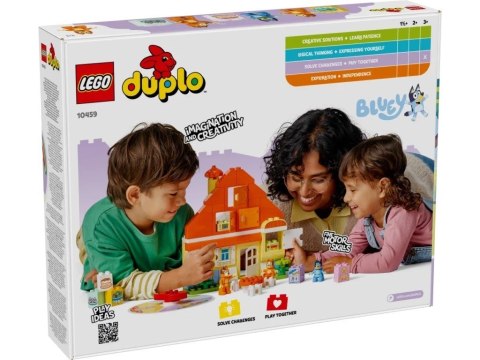Lego LEGO DUPLO Bluey 10459 Dom rodzinny Blue z grą pamięciową Lego LEGO DUPLO Bluey 10459 Dom rodzinny Blue z grą pamięciową