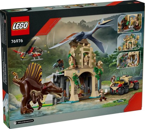 Lego LEGO Jurassic World 76976 Powietrzna misja z kecalkoatlem i spinozaurem Lego LEGO Jurassic World 76976 Powietrzna misja z kecalkoatlem i spinozaurem