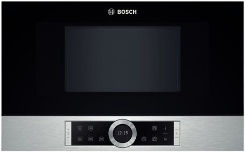 Kuchenka mikrofalowa BOSCH BFR634GS1 (900W; 21l; kolor inox) (WYPRZEDAŻ) Kuchenka mikrofalowa BOSCH BFR634GS1 (900W; 21l; kolor inox) (WYPRZEDAŻ)
