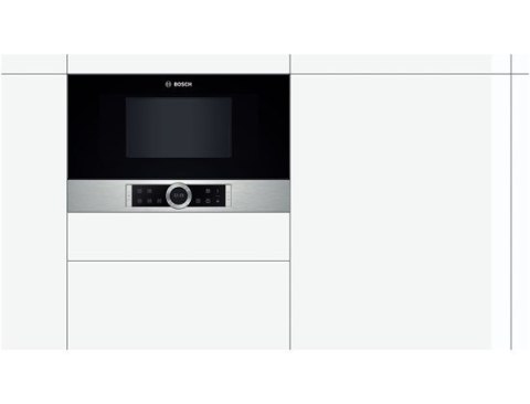 Kuchenka mikrofalowa BOSCH BFR634GS1 (900W; 21l; kolor inox) (WYPRZEDAŻ) Kuchenka mikrofalowa BOSCH BFR634GS1 (900W; 21l; kolor inox) (WYPRZEDAŻ)