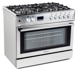 Ravanson Kuchnia gazowo-elektryczna Ravanson KWGE-K90 CHEF MODERN (Płyta gazowa; Piekarnik elektryczny; 900mm)