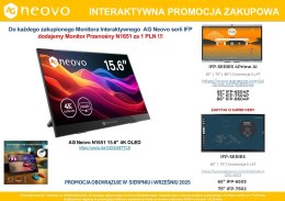 AG Neovo AG NEOVO MONITOR INTERAKTYWNY 75 CALI IFP-7502 + AG NEOVO PORTABLE MONITOR 15