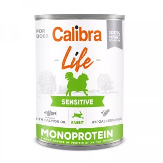 Calibra CALIBRA LIFE Sensitive królik - mokra karma dla psa - 0,4 kg