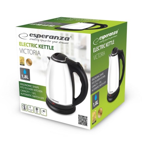 Esperanza ESPERANZA CZAJNIK ELEKTRYCZNY VICTORIA 1.8 L BIAŁY EKK113W (WYPRZEDAŻ) Esperanza ESPERANZA CZAJNIK ELEKTRYCZNY VICTORIA 1.8 L BIAŁY EKK113W (WYPRZEDAŻ)
