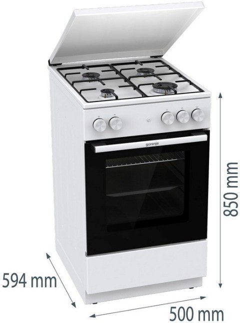 Gorenje Kuchnia GORENJE GG5A14WJ Gorenje Kuchnia GORENJE GG5A14WJ