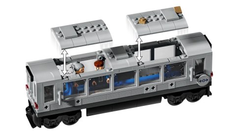 Lego LEGO Marvel 76321 Spider-Man kontra Doc Ock — scena w metrze Lego LEGO Marvel 76321 Spider-Man kontra Doc Ock — scena w metrze