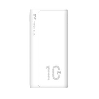 Silicon Power Powerbank Silicon Power QP15 10000mAh QC3.0+PD 2xUSB A, 1x mUSB + 1x USB C, biały
