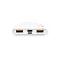 Silicon Power Powerbank Silicon Power QP15 10000mAh QC3.0+PD 2xUSB A, 1x mUSB + 1x USB C, biały