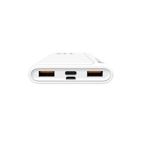 Silicon Power Powerbank Silicon Power QP15 10000mAh QC3.0+PD 2xUSB A, 1x mUSB + 1x USB C, biały Silicon Power Powerbank Silicon Power QP15 10000mAh QC3.0+PD 2xUSB A, 1x mUSB + 1x USB C, biały