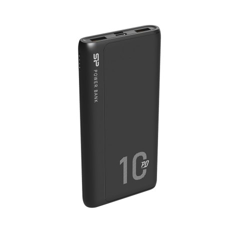 Silicon Power Powerbank Silicon Power QP15 10000mAh QC3.0+PD 2xUSB A, 1x mUSB + 1x USB C, czarny Silicon Power Powerbank Silicon Power QP15 10000mAh QC3.0+PD 2xUSB A, 1x mUSB + 1x USB C, czarny