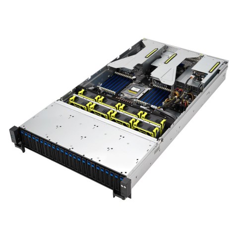 ASUS Platforma Asus Rack (2U) RS520A-E12-RS24U AMD Epyc 9004 (16x NVMe, 8x SATA/SAS, 2xM.2, 2xGPU, 2x10Gbe, IPMI, 1+1 1600W) (WYPRZED ASUS Platforma Asus Rack (2U) RS520A-E12-RS24U AMD Epyc 9004 (16x NVMe, 8x SATA/SAS, 2xM.2, 2xGPU, 2x10Gbe, IPMI, 1+1 1600W) (WYPRZED