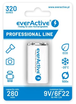 EverActive Zestaw akumulatorków everActive EVHRL22-320 (320 mah ; Ni-MH)