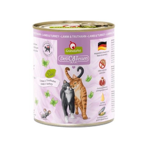 Fox4Pets GranataPet DeliCatessen łosoś i indyk karma mokra dla kota 800g Fox4Pets GranataPet DeliCatessen łosoś i indyk karma mokra dla kota 800g