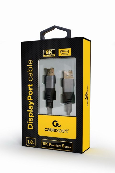GEMBIRD GEMBIRD KABEL DISLPAYPORT M/M V1.4 SERIA PREMIUM, 8K, 1.8M GEMBIRD GEMBIRD KABEL DISLPAYPORT M/M V1.4 SERIA PREMIUM, 8K, 1.8M