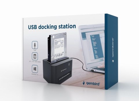 GEMBIRD GEMBIRD STACJA DOKUJĄCA HDD SATA 2.5/3.5 USB 2.0 + ZASILACZ HD32-U2S-5 GEMBIRD GEMBIRD STACJA DOKUJĄCA HDD SATA 2.5/3.5 USB 2.0 + ZASILACZ HD32-U2S-5