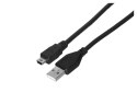 GEMBIRD Kabel GEMBIRD CCP-USB2-AM5P-6 (USB M - Mini USB M; 1,8m; kolor czarny)