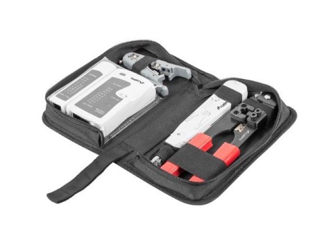 Lanberg Zestaw narzędzi do budowy sieci LAN Lanberg NT-0301 (kolor czarny)