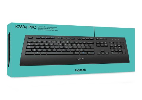 Logitech Klawiatura Logitech 920-005217 (USB 2.0; kolor czarny)