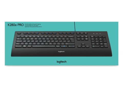 Logitech Klawiatura Logitech 920-005217 (USB 2.0; kolor czarny)