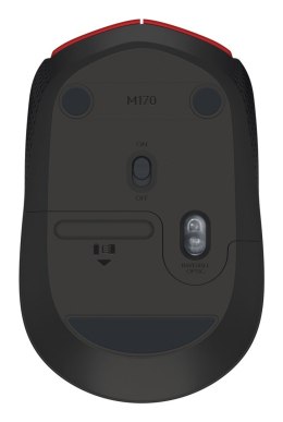 Logitech Mysz Logitech M171 910-004641 (optyczna; 1000 DPI; kolor czerwony)