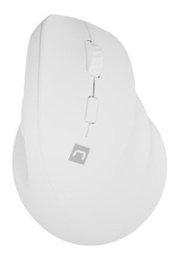 NATEC NATEC MYSZ WERTYKALNA CRAKE 2 BEZPRZEWODOWA 2400DPI BT 5.2 +2.4GHZ BIAŁA