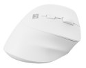 NATEC NATEC MYSZ WERTYKALNA CRAKE 2 BEZPRZEWODOWA 2400DPI BT 5.2 +2.4GHZ BIAŁA