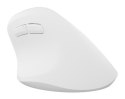 NATEC NATEC MYSZ WERTYKALNA CRAKE 2 BEZPRZEWODOWA 2400DPI BT 5.2 +2.4GHZ BIAŁA