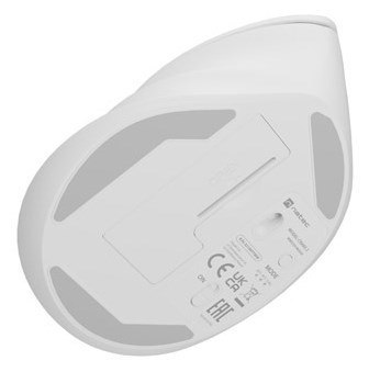 NATEC NATEC MYSZ WERTYKALNA CRAKE 2 BEZPRZEWODOWA 2400DPI BT 5.2 +2.4GHZ BIAŁA NATEC NATEC MYSZ WERTYKALNA CRAKE 2 BEZPRZEWODOWA 2400DPI BT 5.2 +2.4GHZ BIAŁA